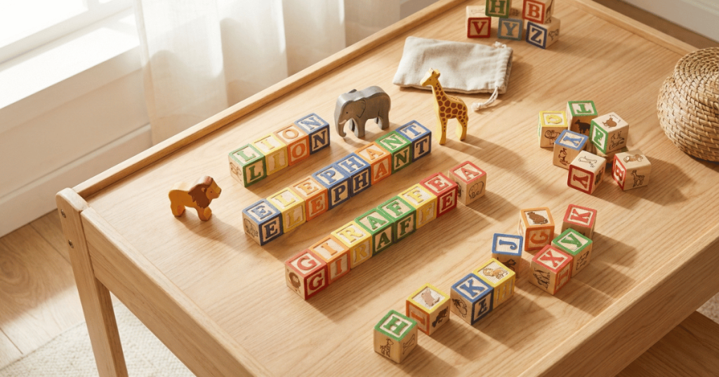 Wooden Toys and Language & Cognitive Development
